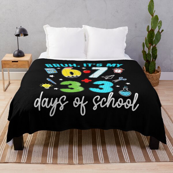 Item preview, BRUH IT’S MY 67+33 DAYS OF SCHOOL Funny 100th Day Meme Design designed and sold by gladysenglish.