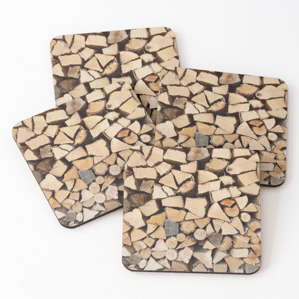 Item preview, Firewood Stack Wood Pile Logs Photography designed and sold by Carl's Clothing.
