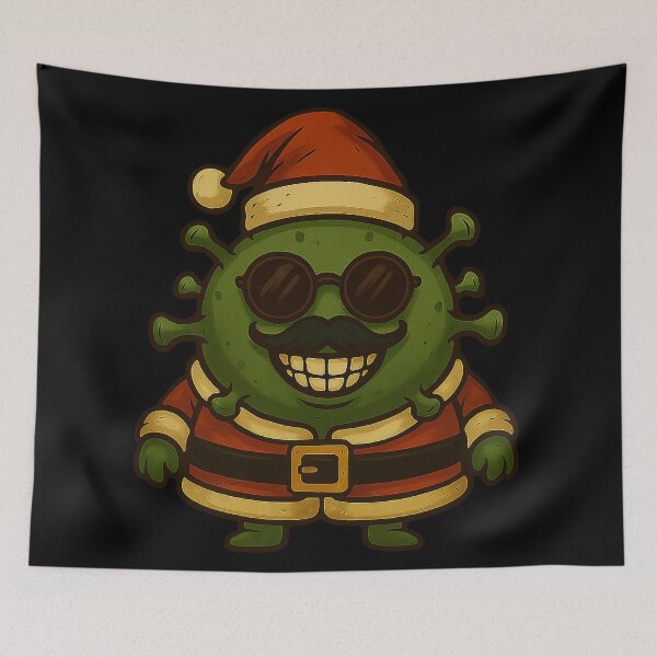 Item preview, Funny Epidemiologist Christmas Design Santa Virus Holiday Gift designed and sold by Virelo.