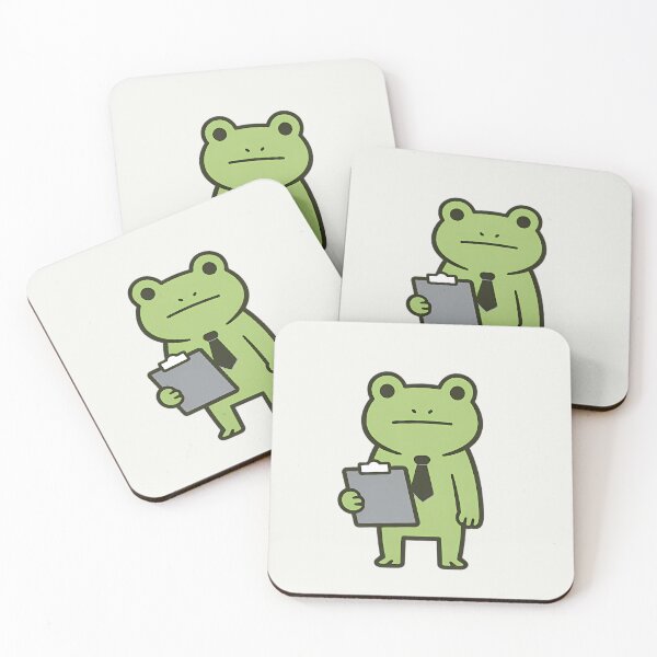 Item preview, Cute Corporate Frog With Clipboard Office Humor designed and sold by ZetaDream.
