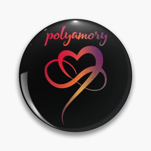 Item preview, Polyamory Symbol Colorful Infinity Heart designed and sold by Carl's Clothing.