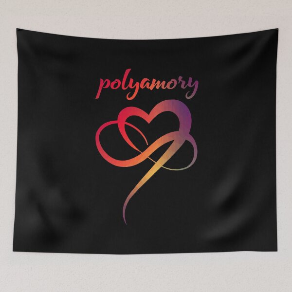 Item preview, Polyamory Symbol Colorful Infinity Heart designed and sold by Carl's Clothing.