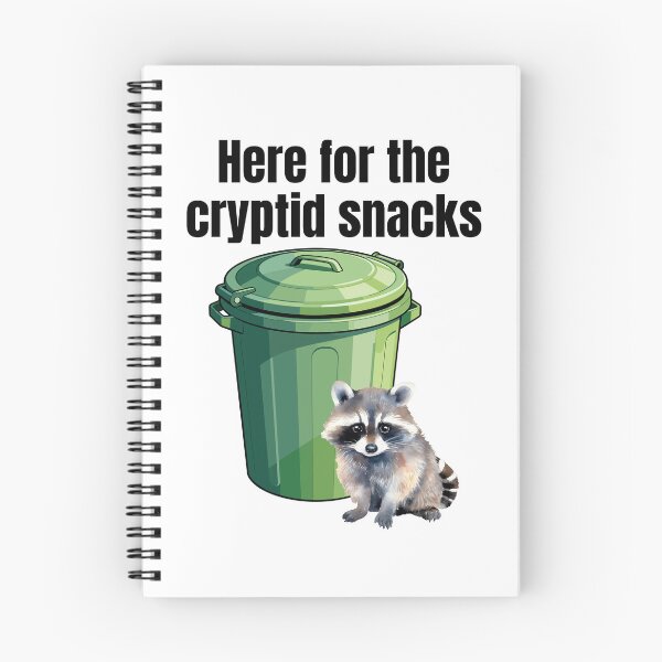 Item preview, Funny Trash Panda Cryptid Snack Hungry Raccoon Snacker Cryptid Snacks Feast designed and sold by DogLover332.