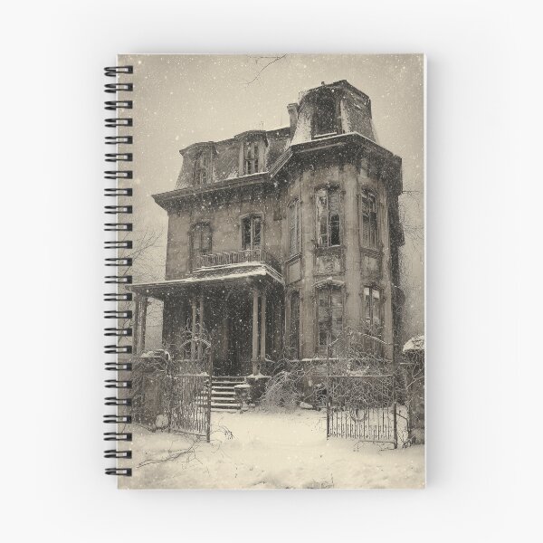 Item preview, Victorian Haunted House – Wintery Gothic Lost Place designed and sold by GildedPagesCo.