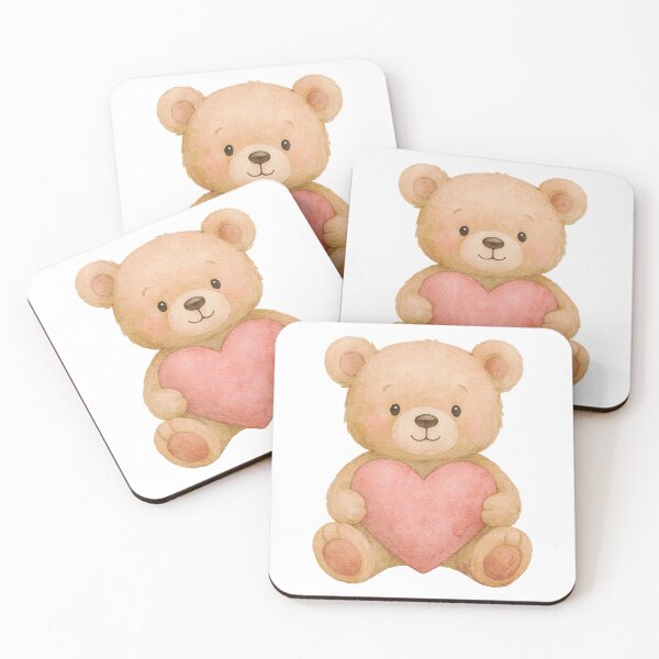 Item preview, Teddy Bear Holding a Heart - Cute Valentine designed and sold by Hydravisions.