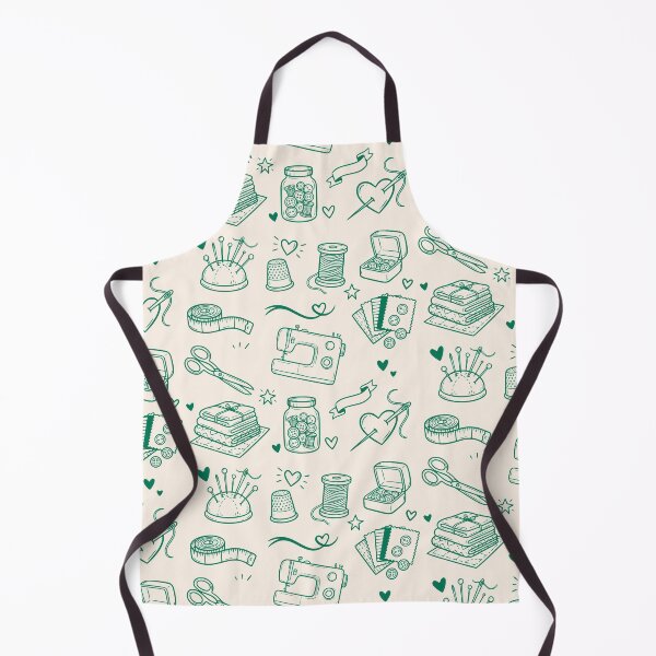 Item preview, Cute Sewing & Craft Doodles Illustration designed and sold by MakitoDesign.