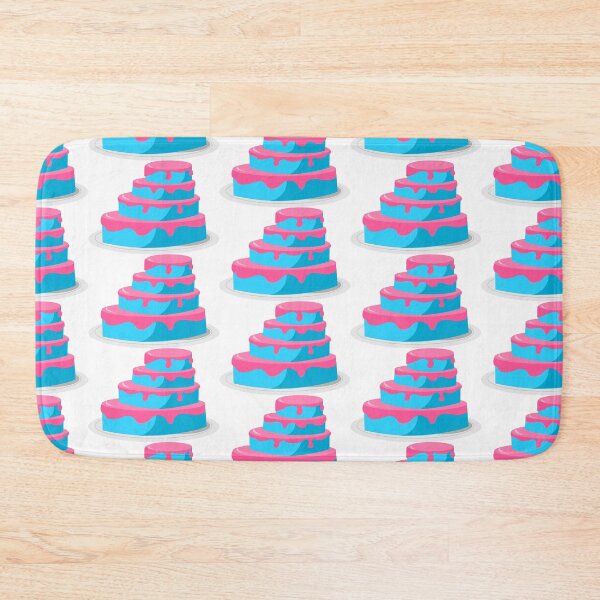 Item preview, Cake Blue and Pink designed and sold by HarveyHandcraftsandDesigns.