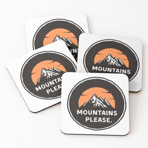 Item preview, Mountains Please. Gift for Mountains Lovers designed and sold by Kondi-Art.