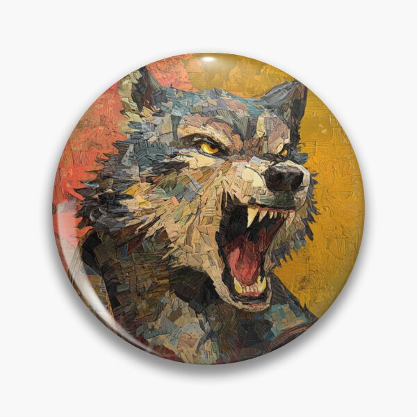 Item preview, Howling Werewolf Mosaic Portrait designed and sold by LawleyKingdom.