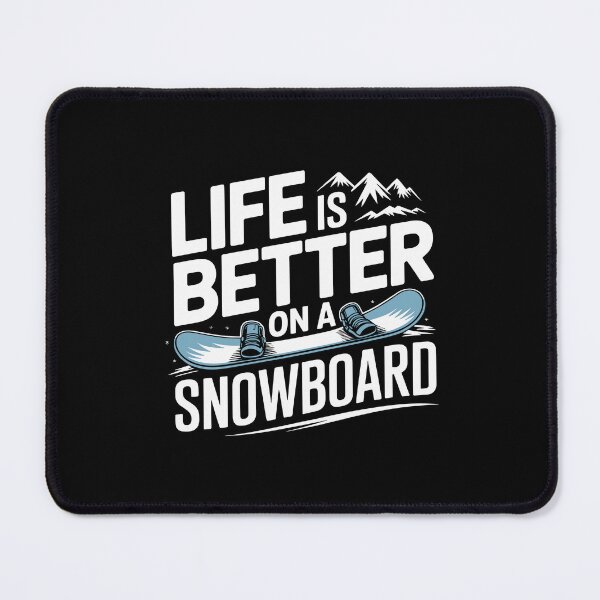 Item preview, Life Is Better on a Snowboard designed and sold by theartfulaspie.