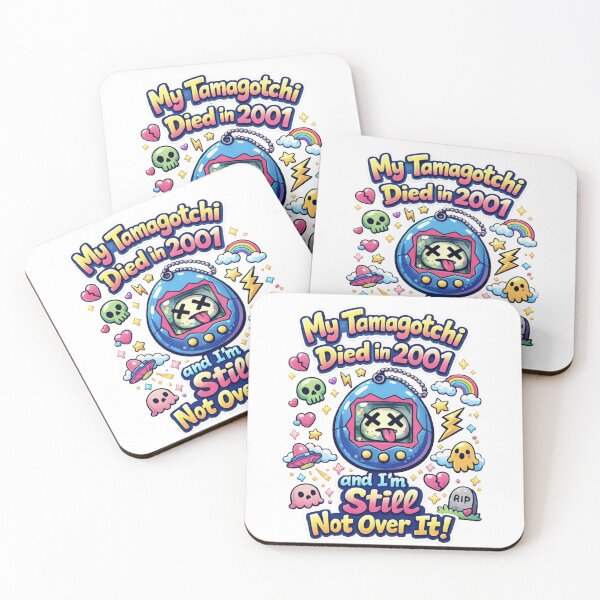 Item preview, my tamagotchi died in 2001 and i’m still not over it designed and sold by PopCultureArtShop.
