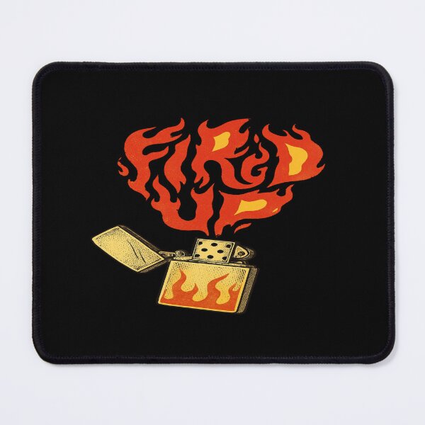 Item preview, Bold Flame Lighter Art – Fired Up Motivational Typography for Posters, Tees, Stickers & Gifts designed and sold by Bright Nest Studio.