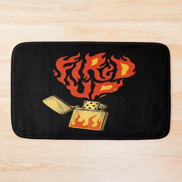 Item preview, Bold Flame Lighter Art – Fired Up Motivational Typography for Posters, Tees, Stickers & Gifts designed and sold by Bright Nest Studio.