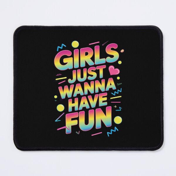 Item preview, Girls Just Wanna Have Fun 70's 80's 90's 1980s 21 designed and sold by DigitaldeligArt.