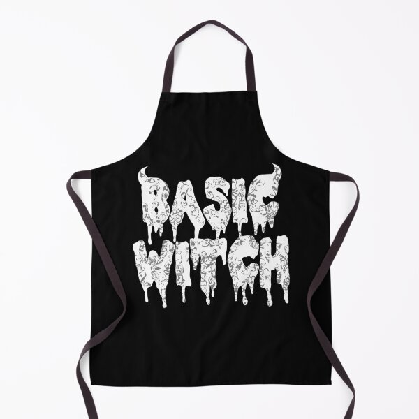 Item preview, Basic Witch in White | Funny Goth Grunge Halloween Aesthetic Typography designed and sold by velvetearth.