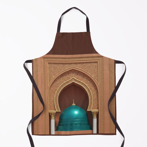 Item preview, Desert Oasis Archway: Vibrant Teal Dome & Terracotta Islamic Art designed and sold by D-Islamic.