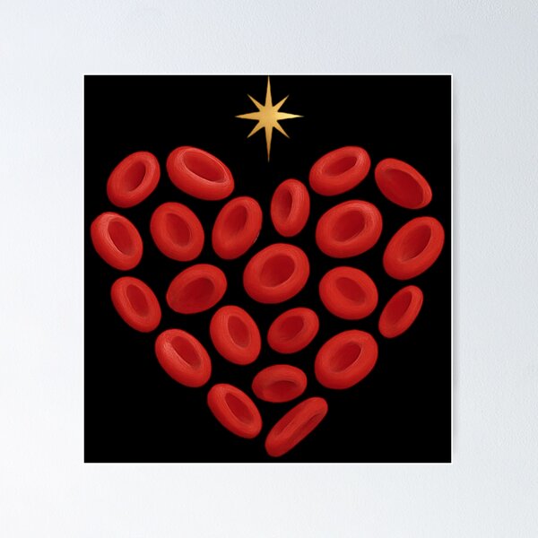 Item preview, Heart Made Of Blood Cells designed and sold by Virelo.