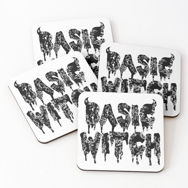 Item preview, Basic Witch | Funny Spooky Dripping Halloween Goth Grunge Aesthetic Typography designed and sold by velvetearth.