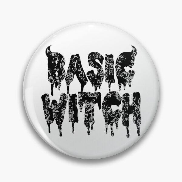 Item preview, Basic Witch | Funny Spooky Dripping Halloween Goth Grunge Aesthetic Typography designed and sold by velvetearth.