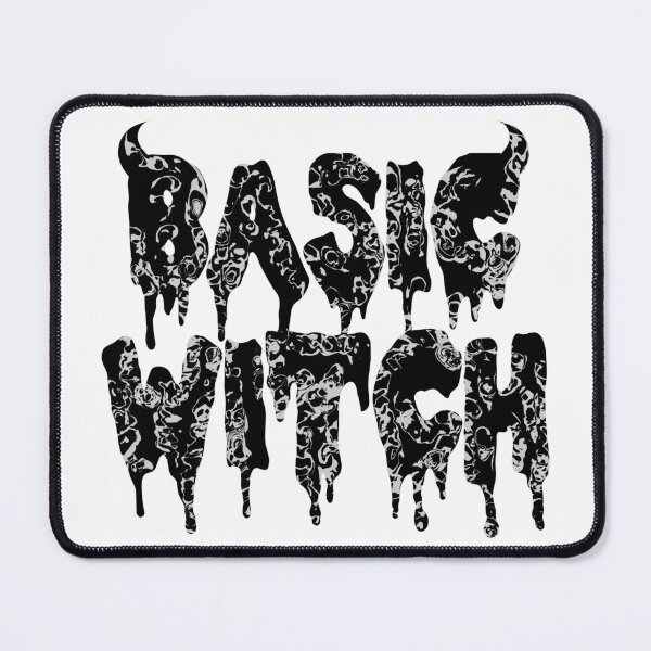 Item preview, Basic Witch | Funny Spooky Dripping Halloween Goth Grunge Aesthetic Typography designed and sold by velvetearth.