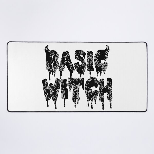 Item preview, Basic Witch | Funny Spooky Dripping Halloween Goth Grunge Aesthetic Typography designed and sold by velvetearth.