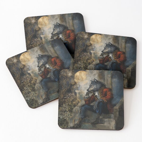 Item preview, Moonlit Werewolf Noble Portrait designed and sold by LawleyKingdom.