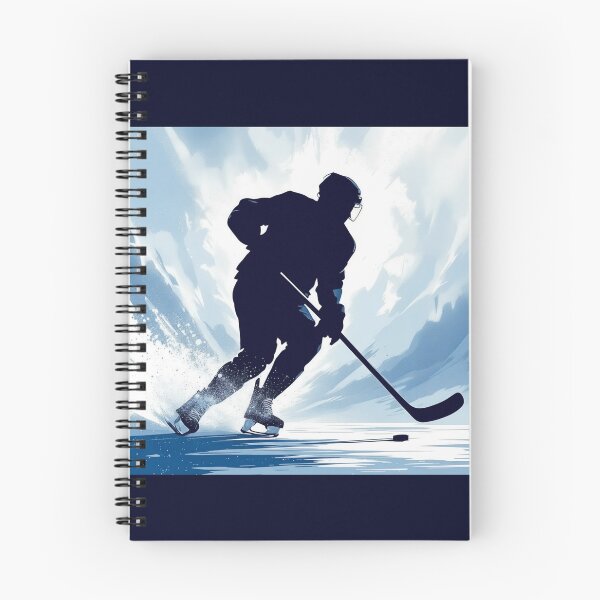 Item preview, Winter Ice Hockey Player Silhouette designed and sold by roxysnextgenart.