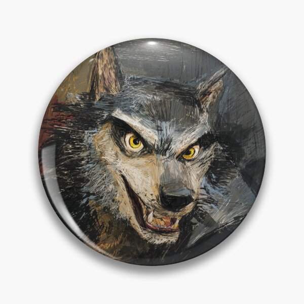 Item preview, Fierce Werewolf Portrait Dark Illustration designed and sold by LawleyKingdom.