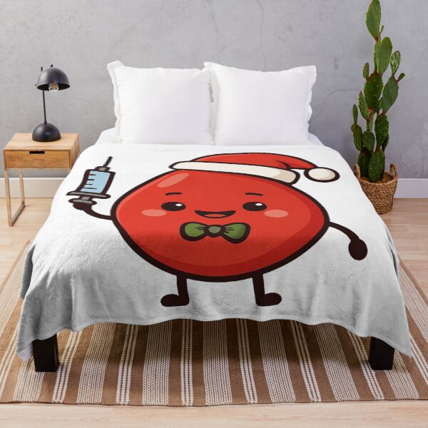 Item preview, Cute Christmas Blood Drop With Syringe designed and sold by Virelo.