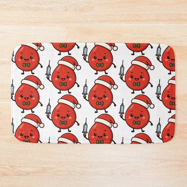 Item preview, Cute Christmas Blood Drop With Syringe designed and sold by Virelo.