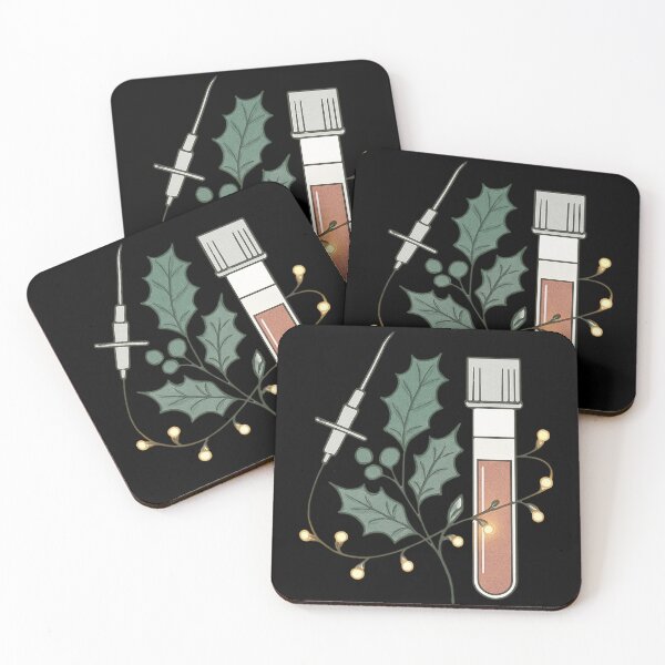 Item preview, Holiday Blood Draw Tube And Needle Art designed and sold by Virelo.