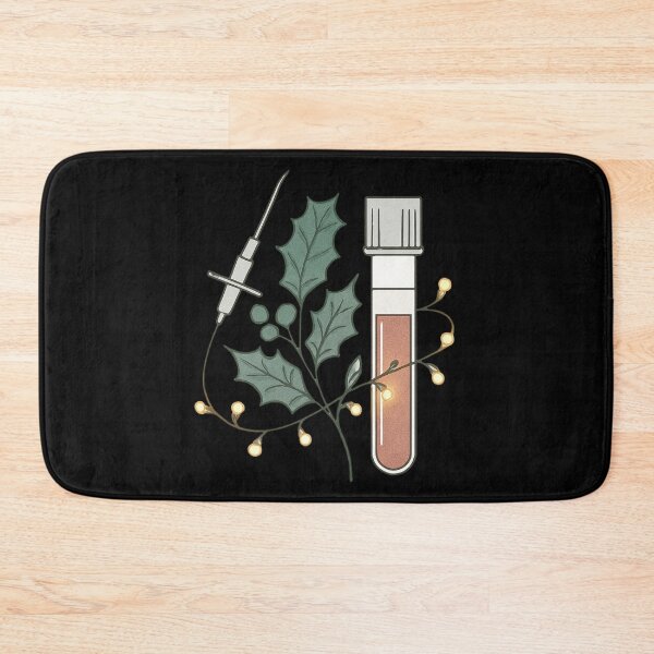 Item preview, Holiday Blood Draw Tube And Needle Art designed and sold by Virelo.
