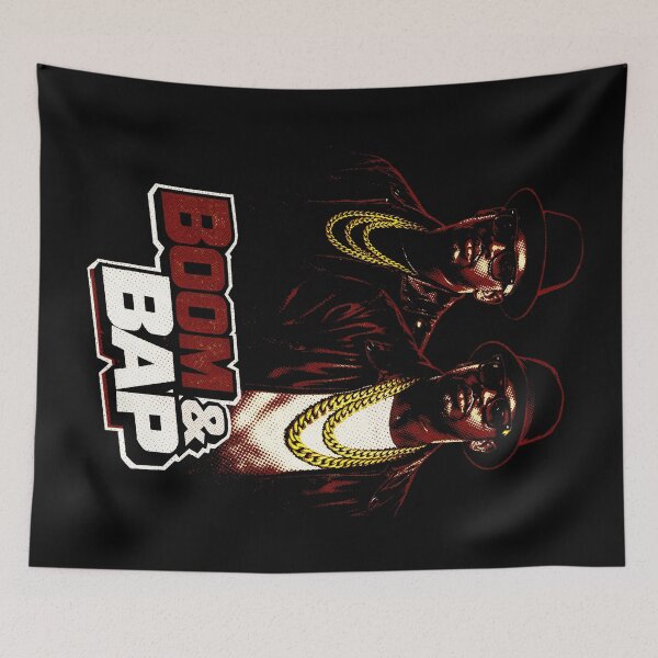 Item preview, Boom & Bap - 80s hip hop duo designed and sold by SteadyRolling.