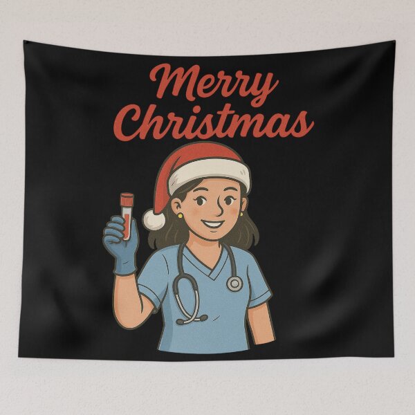 Item preview, Merry Christmas Nurse Phlebotomist designed and sold by Virelo.