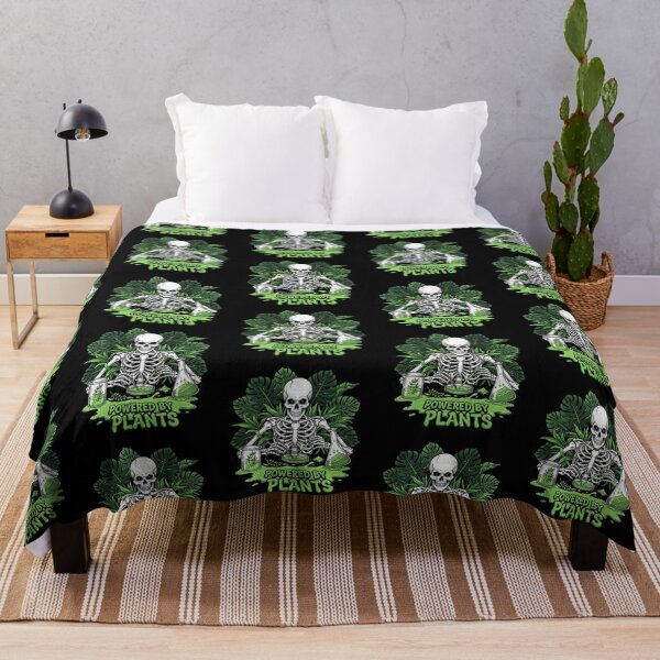 Item preview, Powered by Plants Funny Vegan Skeleton designed and sold by TeeARTHY.
