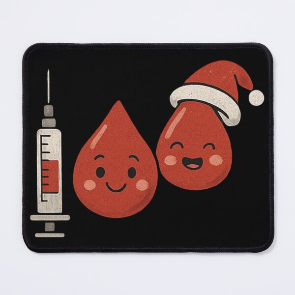 Item preview, Cute Phlebotomist Christmas Blood Drops designed and sold by Virelo.