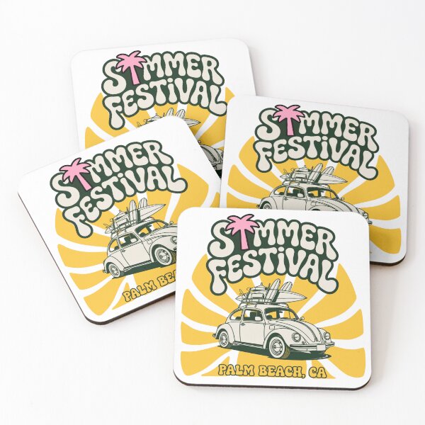 Item preview, Summer Festival - Palm Beach California Retro Surf Vibe designed and sold by Fuel-Shirts.