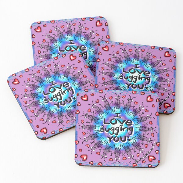Item preview, Love bugging you designed and sold by Inkytheobvious.