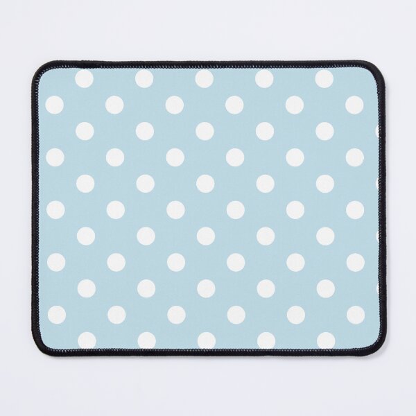 Item preview, White polka dots on blue background designed and sold by RishabhArts1.