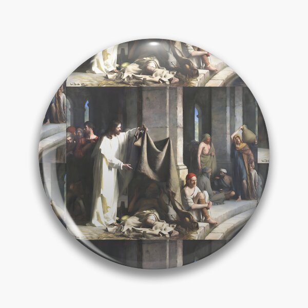 Item preview, Jesus Healing the Sick at the Pool of Bethesda designed and sold by Jon-Baran.