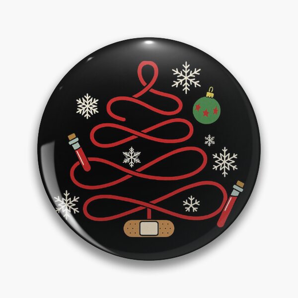 Item preview, Phlebotomist Christmas Tree Vein Tube Design designed and sold by Virelo.