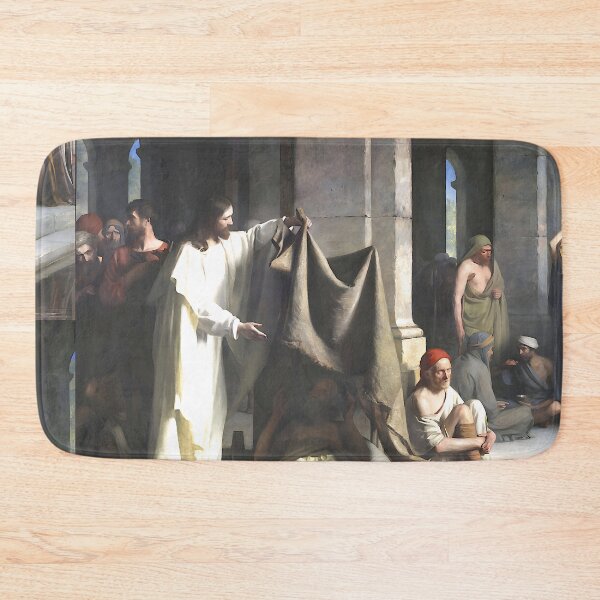 Item preview, Jesus Healing the Sick at the Pool of Bethesda designed and sold by Jon-Baran.