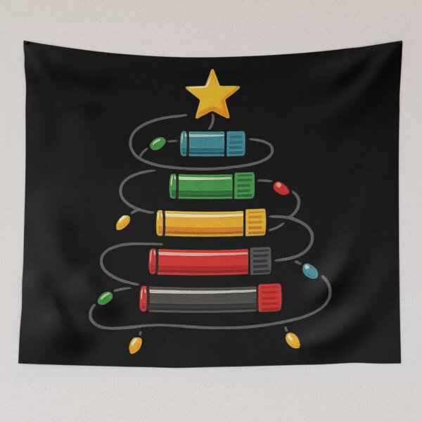Item preview, Phlebotomist Christmas Tree Blood Tubes designed and sold by Virelo.
