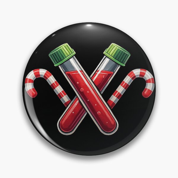 Item preview, Phlebotomist Christmas Candy Cane Blood Vials designed and sold by Virelo.