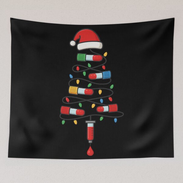 Item preview, Christmas Phlebotomist Tree Holiday Spirit For Heroes designed and sold by Virelo.