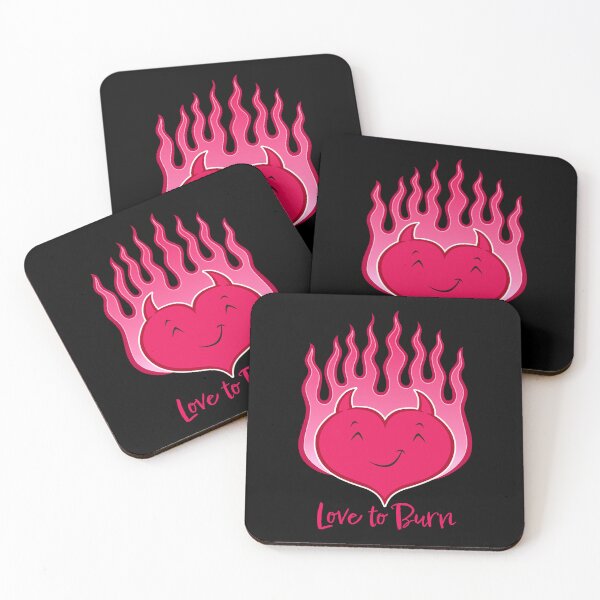 Item preview, Love to Burn Devil Heart Icon designed and sold by RodSavely.