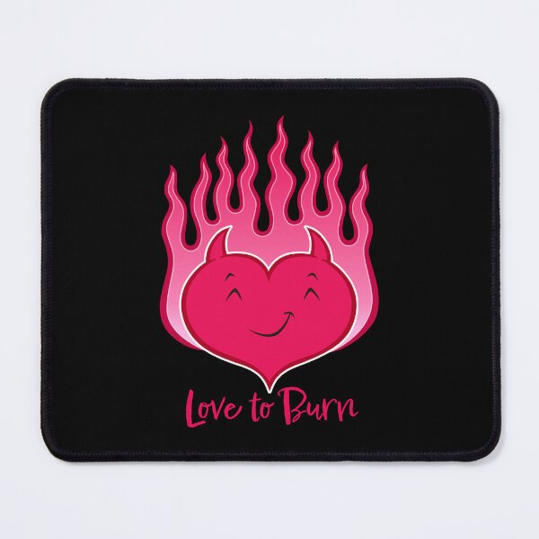 Item preview, Love to Burn Devil Heart Icon designed and sold by RodSavely.