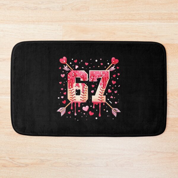 Item preview, 67 Melting Number Baseball Drip Valentine Arrow Style designed and sold by miaa-artistshop.