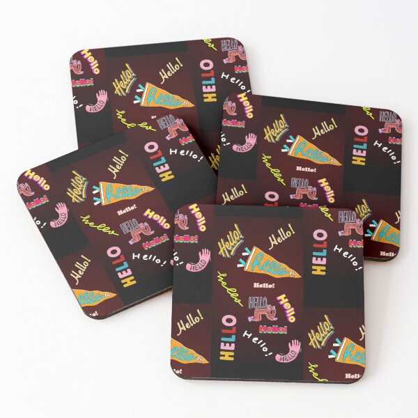 Item preview, The "Hello" Collage — Vibrant Greetings and Retro Energy designed and sold by *Wade Center.