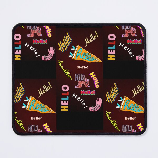 Item preview, The "Hello" Collage — Vibrant Greetings and Retro Energy designed and sold by *Wade Center.